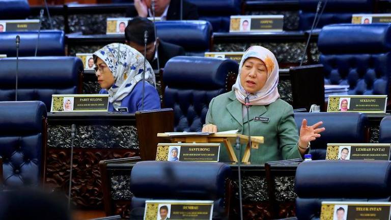 Menteri Pembangunan Wanita, Keluarga dan Masyarakat Datuk Seri Nancy Shukri - fotoBERNAMA