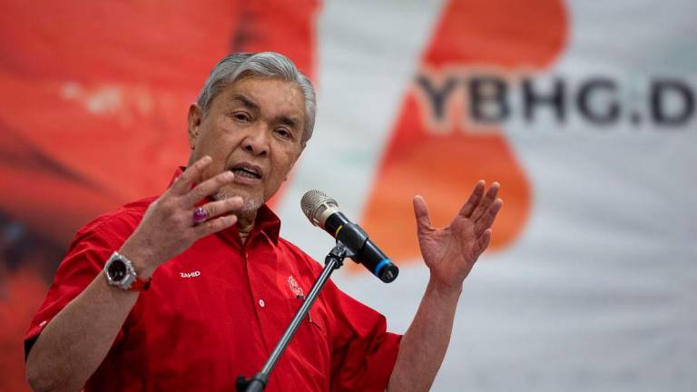 Deputy Prime Minister Datuk Seri Dr Ahmad Zahid Hamidi - BERNAMApix