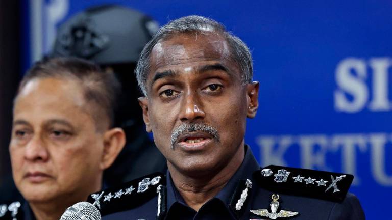 Bukit Aman Criminal Investigation Department (CID) director Datuk M. Kumar. - BERNAMApix