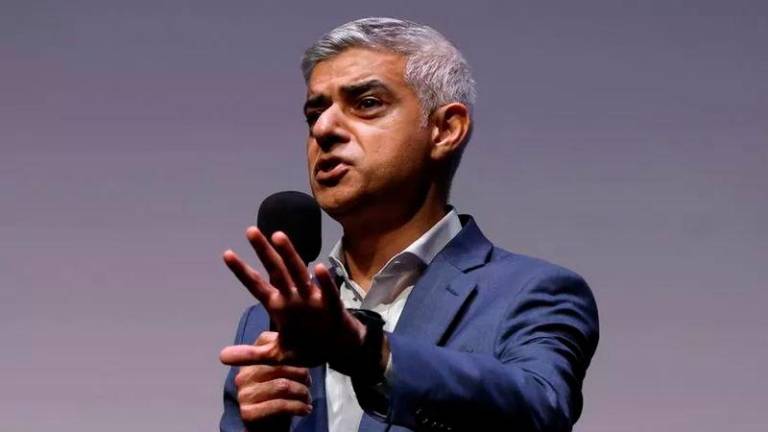 London Mayor Sadiq Khan. Photo: John Phillips/Getty Images for BFI