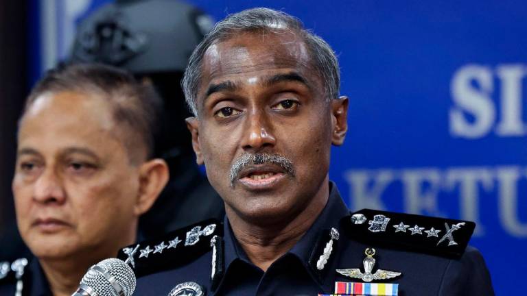 Pengarah Jabatan Siasatan Jenayah Bukit Aman Datuk M. Kumar - fotoBERNAMA