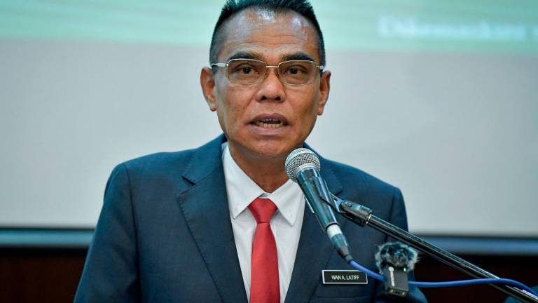 Department of Environment (DOE) director-general Datuk Wan Abdul Latiff Wan Jaffar. - BERNAMApix
