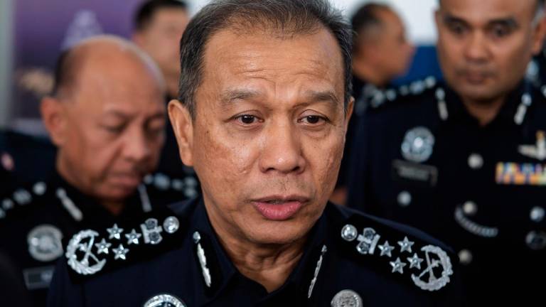 Inspector-General of Police Datuk Seri Mohd Khalid Ismail. - BERNAMApix