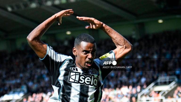 Newcastle United’s Swedish striker, Alexander Isak. - ANDY BUCHANAN / AFP