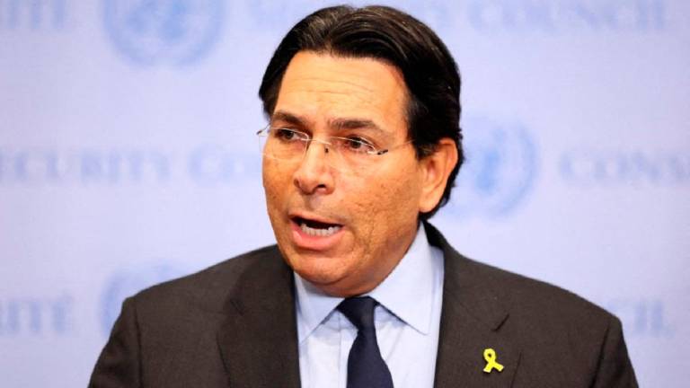 Ambassador Danny Danon, Permanent Representative of Israel to the UN. - Michael M. Santiago / GETTY IMAGES NORTH AMERICA / Getty Images via AFP