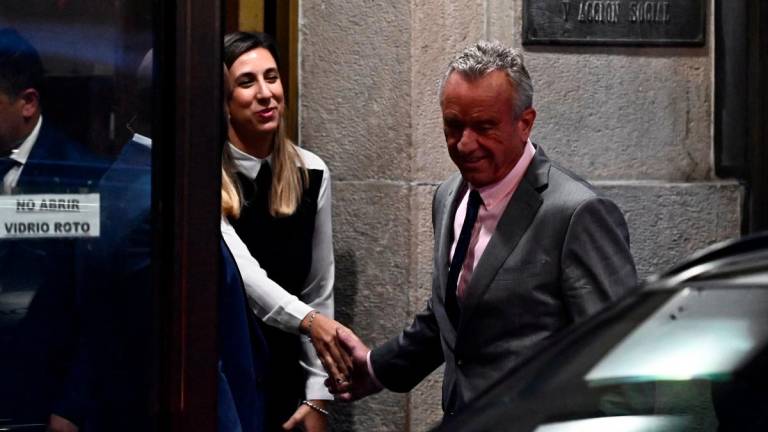 U.S. Health and Human Services (HHS) Secretary Robert F. Kennedy Jr. leaves Argentina’s Ministry of Health after meeting with Health Minister Mario Lugones in Buenos Aires, Argentina, May 26, 2025. REUTERSpix