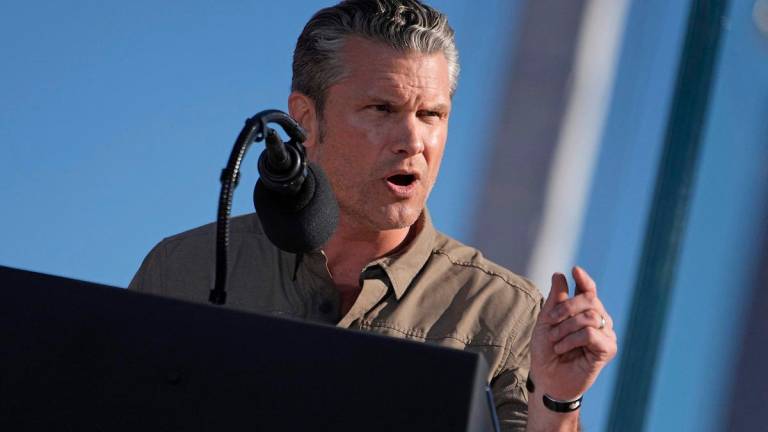 US Secretary of Defense Pete Hegseth. - Oliver Contreras / AFP