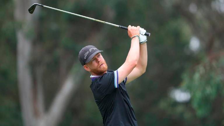 Scott Vincent of Zimbabwe during the Second Round of the International Series Morocco