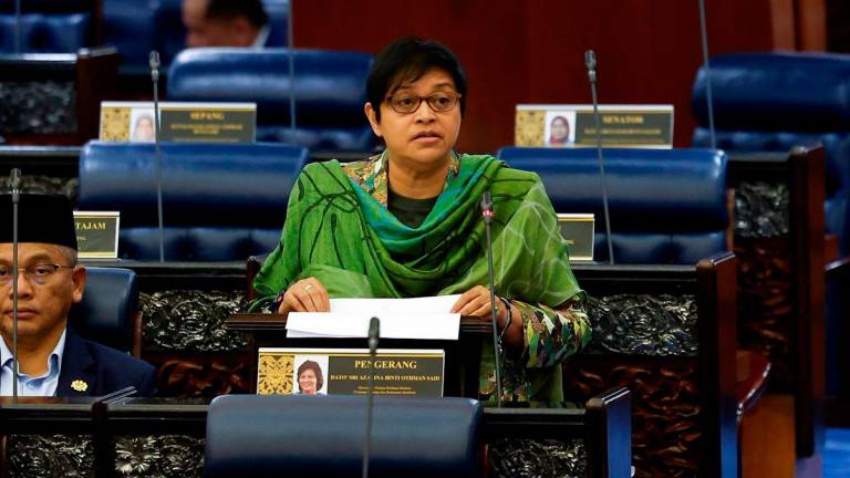 Minister in the Prime Minister’s Department Datuk Seri Azalina Othman Said. - BERNAMApix