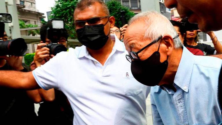 Malaysian property tycoon Ong Beng Seng leaves the state court, in Singapore October 4, 2024. - REUTERS/Edgar Su