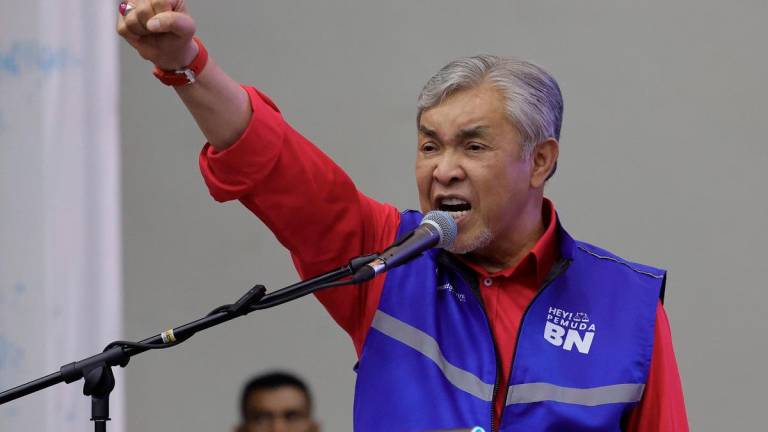 Deputy Prime Minister and UMNO president, Datuk Seri Dr Ahmad Zahid Hamidi. - BERNAMApix