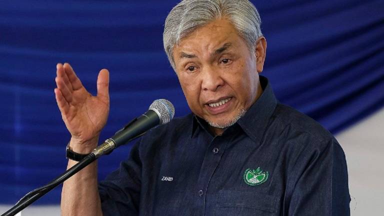 Deputy Prime Minister Datuk Seri Dr Ahmad Zahid Hamidi. - BERNAMApix