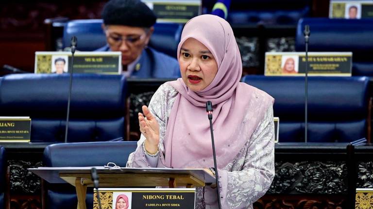 Education Minister Fadhlina Sidek. - BERNAMApix