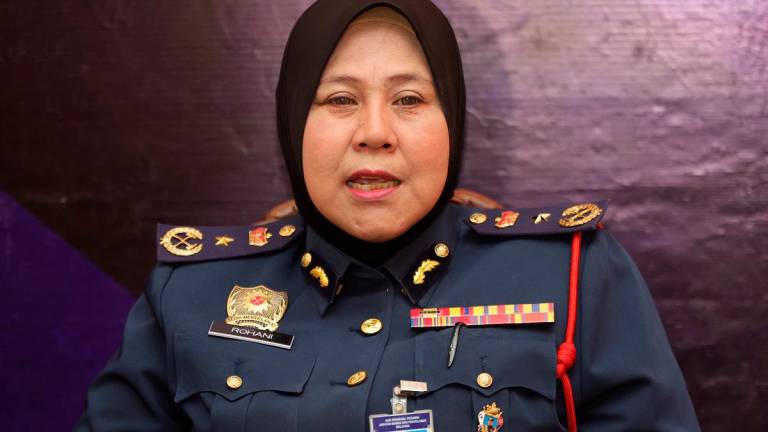 Pengarah JBPM Johor, Siti Rohani Nadir. - fotoBERNAMA