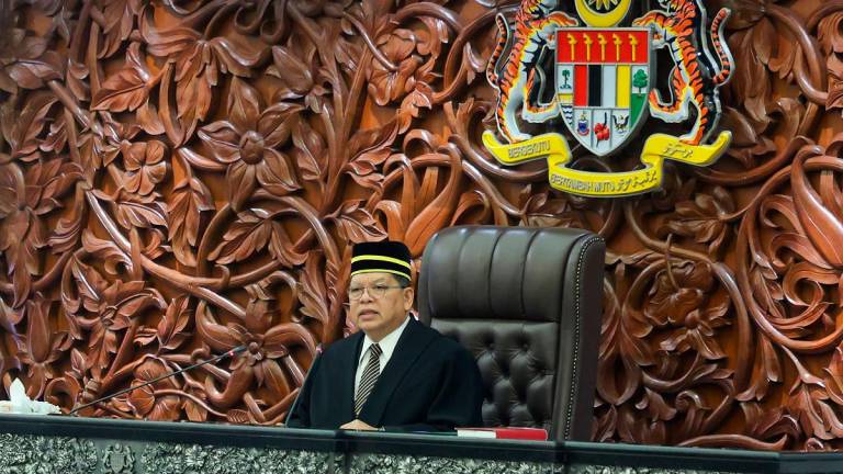 Dewan Rakyat Speaker Tan Sri Johari Abdul. - BERNAMApix
