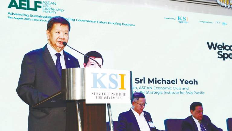 Yeoh said in his keynote address that global warming is no longer just a theory but is real and impacting the world.