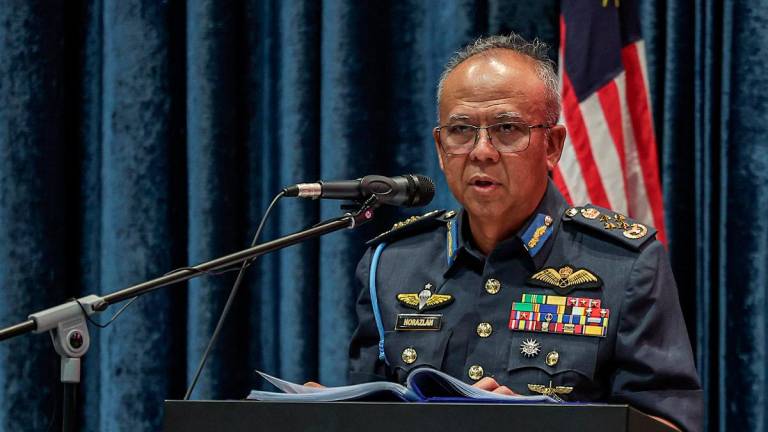 RMAF Chief General Datuk Seri Muhamad Norazlan Aris. - BERNAMApix