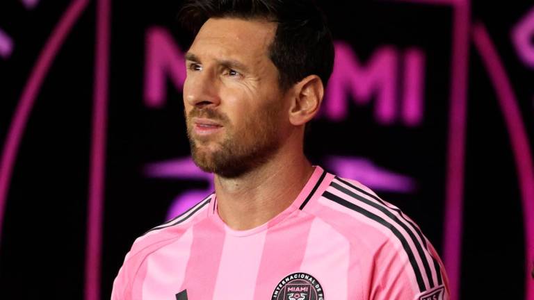 Lionel Messi of Inter Miami CF. - Megan Briggs/Getty Images/AFP