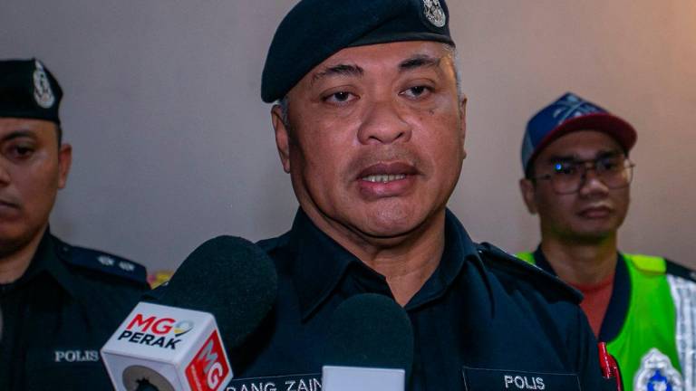 Ketua Polis Daerah Ipoh, ACP Abang Zainal Abidin Abang Ahmad. - fotoBERNAMA