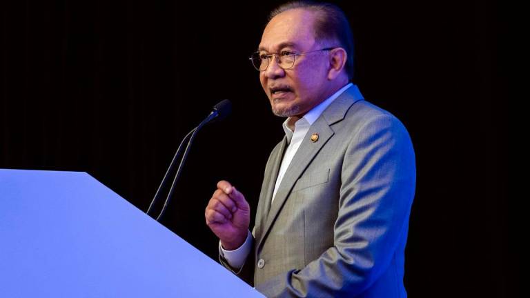 Perdana Menteri, Datuk Seri Anwar Ibrahim. - fotoBERNAMA