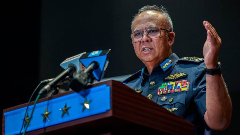 Air Force Chief General Datuk Seri Muhamad Norazlan Aris. - BERNAMApix