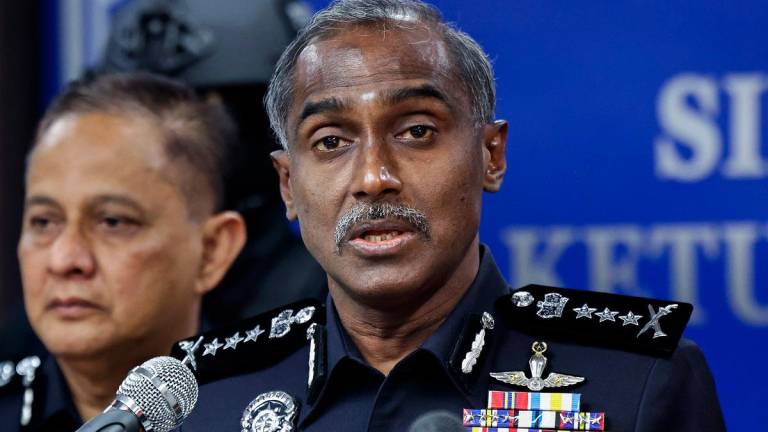 Bukit Aman Criminal Investigation Department director Datuk M. Kumar. - BERNAMApix