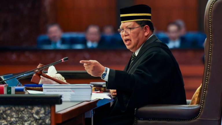 Dewan Rakyat Speaker Tan Sri Johari Abdul. Bernamapix