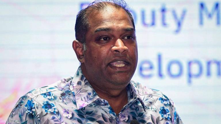 Deputy Entrepreneur Development and Cooperatives Minister Datuk Seri R Ramanan. - BERNAMApix