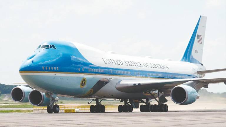 The luxury jet, among the most valuable gifts to the US government, will go to Trump’s presidential library after his term. – afppix