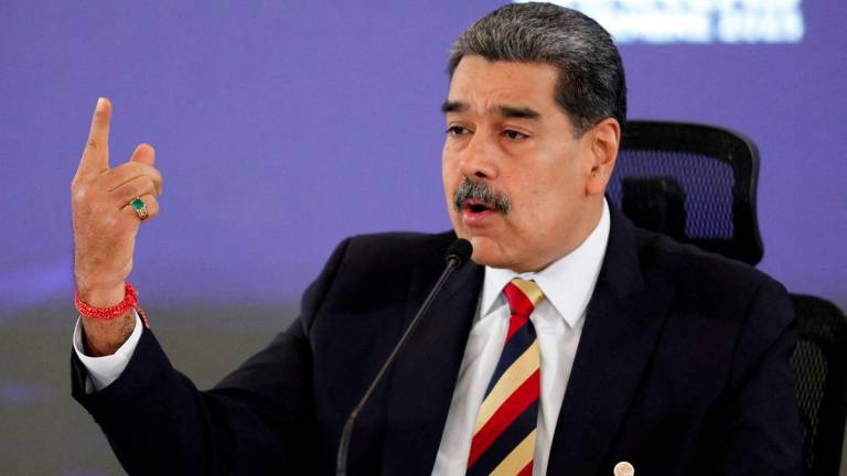Venezuela's President Nicolas Maduro holds a press conference, amid rising tensions with the United States over the deployment of U.S. warships in the Southern Caribbean and nearby waters, which U.S. officials say aims to address threats from Latin American drug cartels, in Caracas, Venezuela, September 1, 2025. - REUTERSPIX
