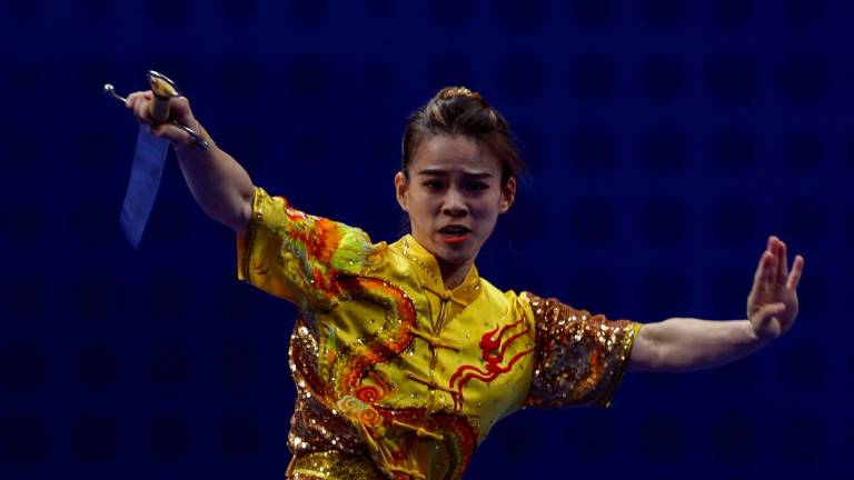 National wushu athlete Tan Cheong Min. - BERNAMApix