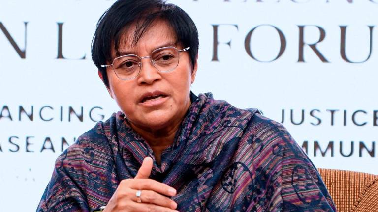 Minister in the Prime Minister’s Department (Law and Institutional Reform) Datuk Seri Azalina Othman Said. - BERNAMApix