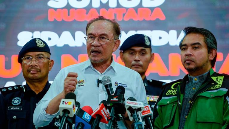 Perdana Menteri Datuk Seri Anwar Ibrahim. - fotoBERNAMA