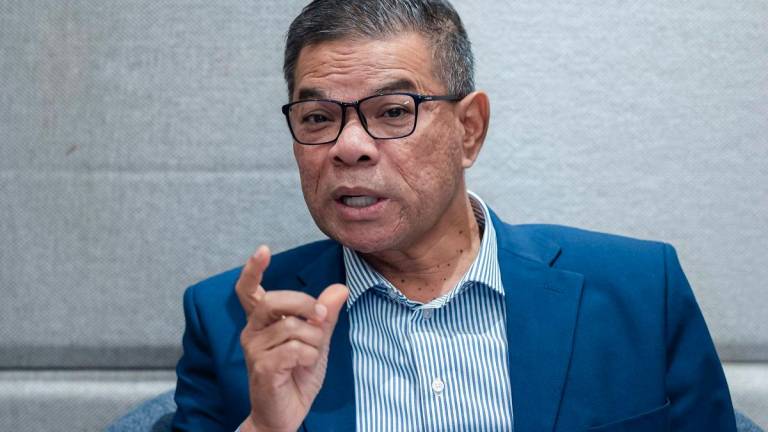 Home Minister Datuk Seri Saifuddin Nasution Ismail. - BERNAMApix