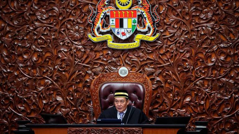 Yang Dipertua Dewan Negara Datuk Awang Bemee Awang Ali Basah. - fotoBERNAMA