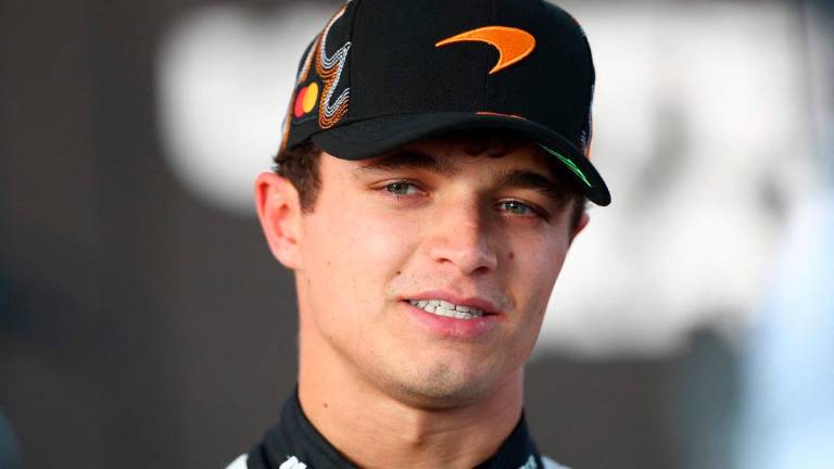 Second placed qualifier Lando Norris of Great Britain and McLaren. - Peter Fox/Getty Images/AFP