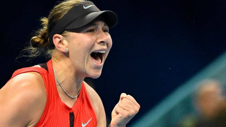 USA’s Amanda Anisimova. - Greg Baker / AFP