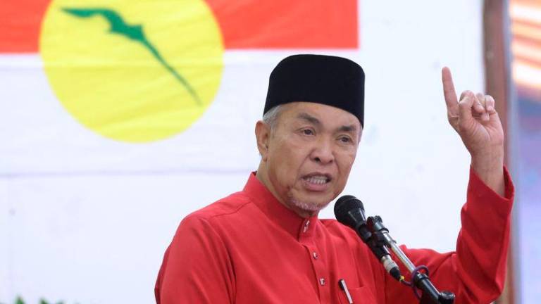 UMNO president Datuk Seri Dr Ahmad Zahid Hamidi - BERNAMApix