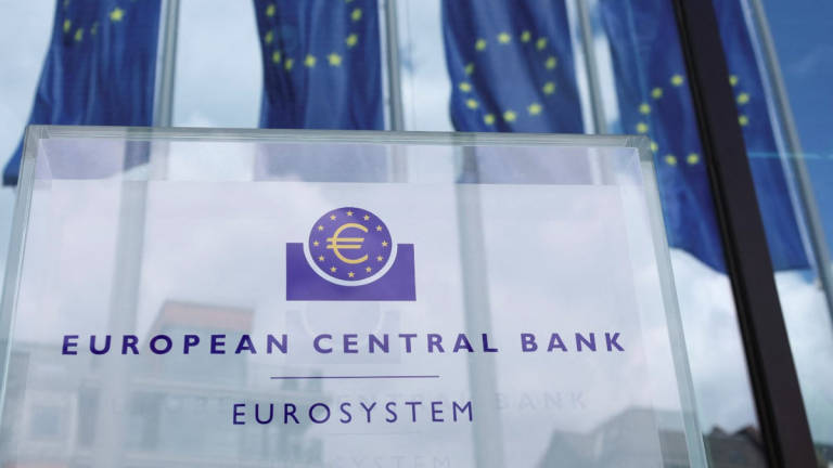Signage is seen outside the European Central Bank (ECB) building, in Frankfurt, Germany, July 21, 2022. - REUTERS