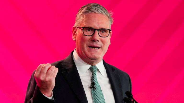 Britain's Prime Minister Keir Starmer speaks at a civil society summit in London, Britain, July 17, 2025. - Pool via REUTERSPIX