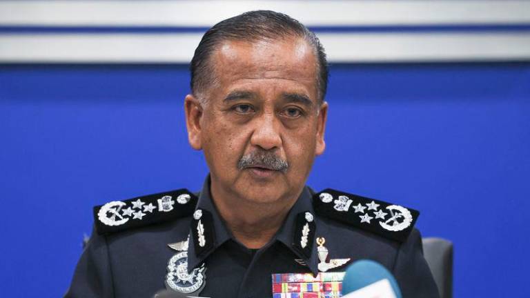 Inspector-General of Police Tan Sri Razarudin Husain - BERNAMApix