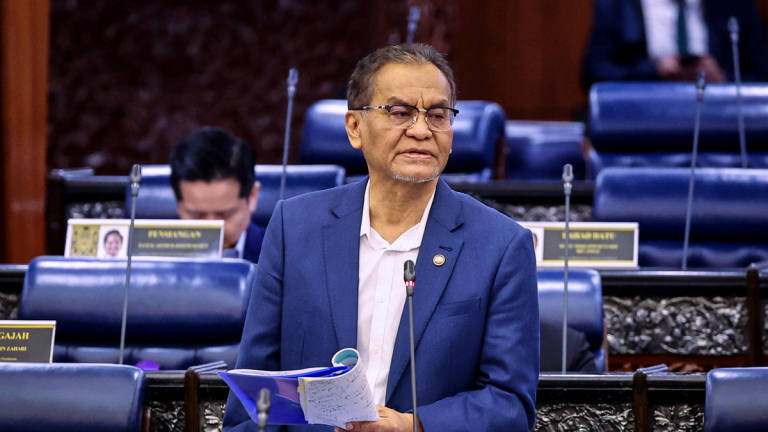 Health Minister Datuk Seri Dr Dzulkefly Ahmad speaks during the Second Meeting of the Fourth Session of the 15th Parliament at the Parliament Building today. – BERNAMA