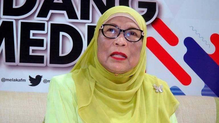 Melaka Women, Family and Community Development Exco Datuk Kalsom Nordin - Photo by BERNAMA