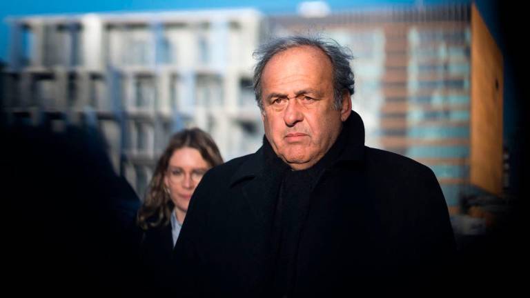 (FILES) Former UEFA president Michel Platini. Photo by Fabrice COFFRINI / AFP