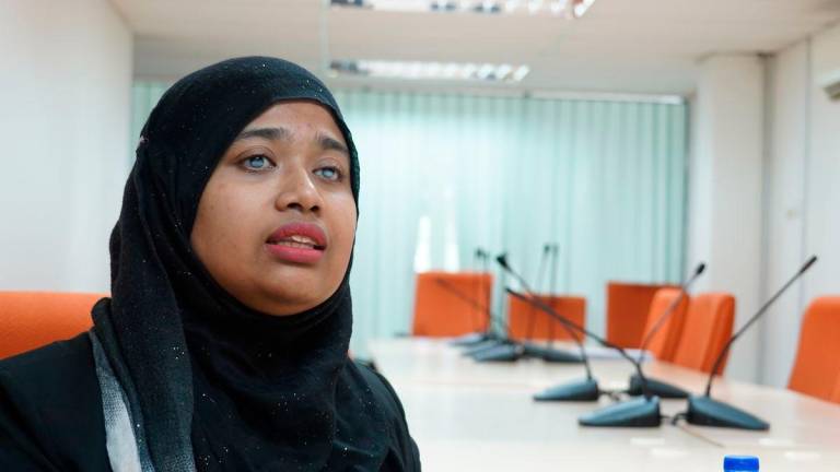 Sharifah believes clearer guidance would help the blind join national celebrations more meaningfully. – AMIRUL SYAFIQ/THESUN