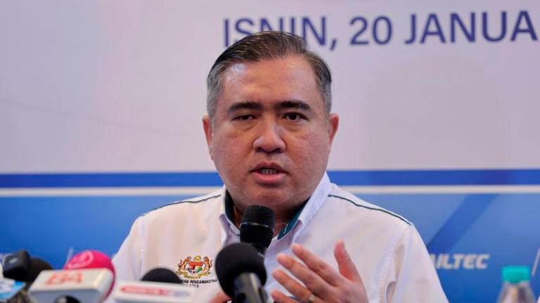 Transport Minister Anthony Loke - BERNAMApix