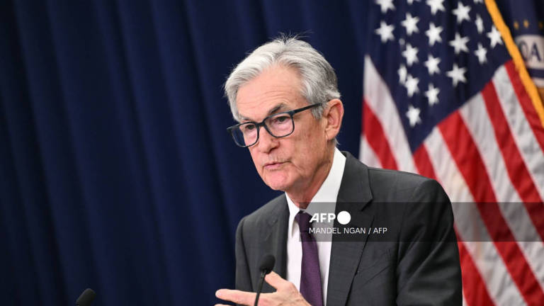 Chair of the US Federal Reserve Jerome Powell speaks during a news conference following the July 29-30 Federal Open Market Committee (FOMC) meeting in Washington, DC on July 30, 2025. - AFP