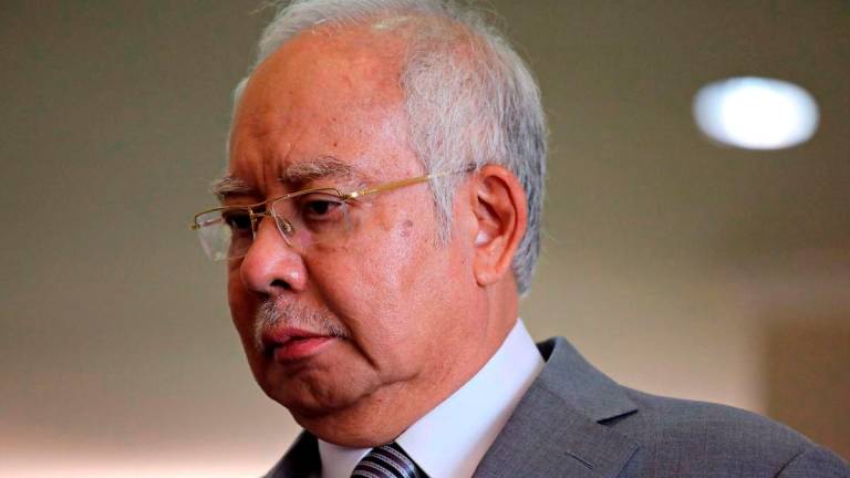 Bekas Perdana Menteri Najib Razak di Mahkamah Tinggi Kuala Lumpur, Feb 5, 2020 - REUTERS