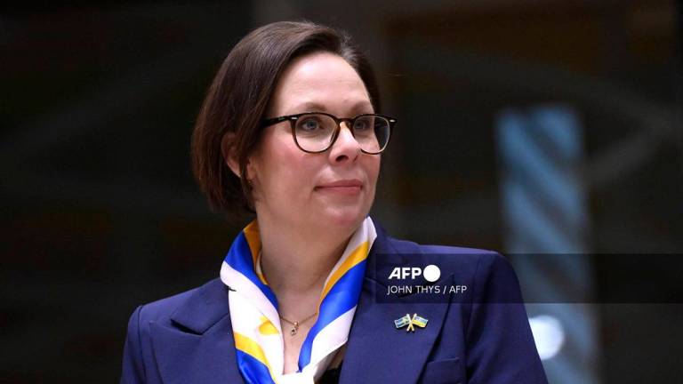 Sweden’s Foreign Minister Maria Malmer Stenergard. - JOHN THYS / AFP