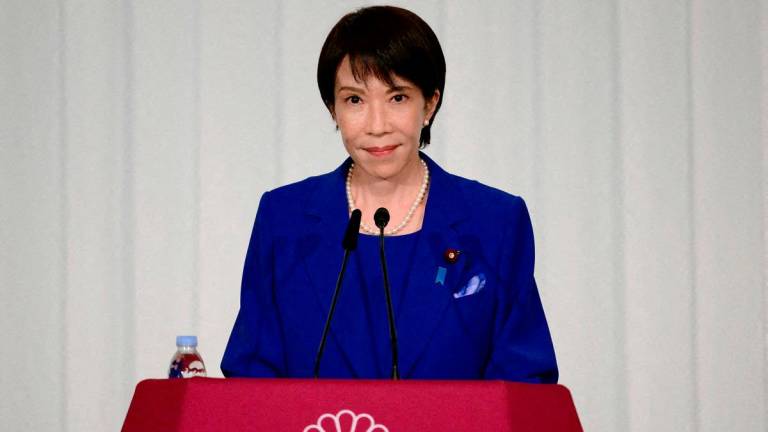 Sanae Takaichi, the newly elected leader of Japan’s ruling party, the Liberal Democratic Party (LDP). - Yuichi Yamazaki/Pool via REUTERS/File Photo/